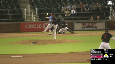 Jonathan Clark In play, run(s) to Eddie Micheletti Jr.
