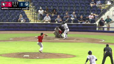 Juan Ortuno grounds into a double play, shortstop German Ramirez to second baseman Hector Salas to first baseman Carlos Cauro. Brady Ebel out at 2nd. Juan Ortuno out at 1st.