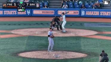 Aidan Smith singles on a sharp line drive to center fielder Enddy Azocar. Alejandro Urias scores.