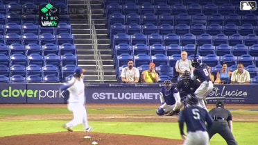 Zack Mack In play, run(s) to Angel De Los Santos