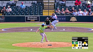 Edgleen Perez singles on a sharp line drive to right fielder Jalen Hairston. Antonio Pimentel scores. Edgleen Perez out at 2nd on the throw, right fielder Jalen Hairston to shortstop Rafhlmil Torres.