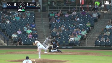 Drew Brutcher homers (2) on a fly ball to left center field.