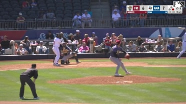 Manuel Pena doubles (5) on a line drive to center fielder Orlando Martinez. Cristofer Torin scores.