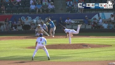 CJ Rodriguez singles on a line drive to left fielder Junior Franco. Clark Elliott scores.