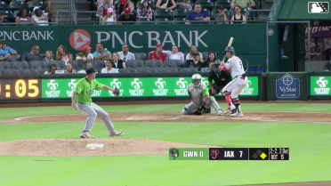 Johnny Olmstead homers (4) on a fly ball to left center field. Matthew Etzel scores.