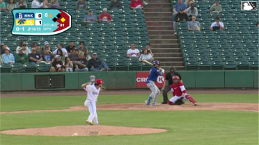 Corey Collins homers (5) on a fly ball to right center field. Grae Kessinger scores.