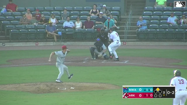 Caleb Cali singles on a soft line drive to left fielder Rudy Martin Jr. Lazaro Montes scores.