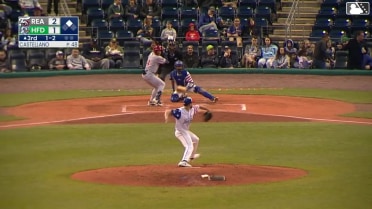 Bryan Rincon singles on a ground ball to right fielder Jose Torres. Dante Nori scores.