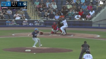 José Anderson out on a sacrifice fly to center fielder Skylar King. Handelfry Encarnacion scores.