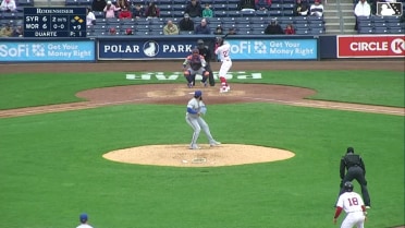 Kristian Campbell singles on a ground ball to left fielder Ryan Clifford. Nate Eaton scores. Mickey Gasper to 2nd.