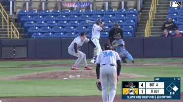 Carson Laws In play, run(s) to Nolan Schubart