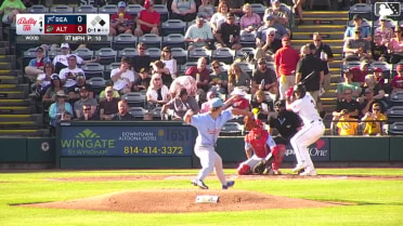 Lonnie White Jr. homers (7) on a fly ball to center field. Konnor Griffin scores.