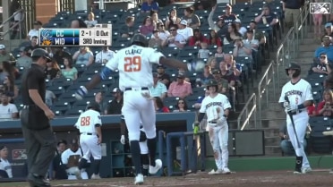 Denzel Clarke launches his third home run of 2023