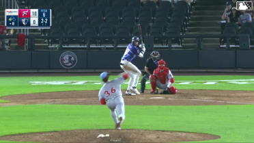 Coby Morales out on a sacrifice fly to center fielder Pedro León. DJ Gladney scores.