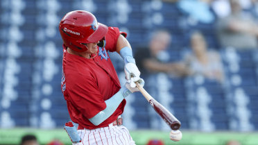 Burkholder Collects Half of Threshers Hits in Shutout Loss