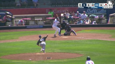 Ben McLaughlin strikes out swinging.