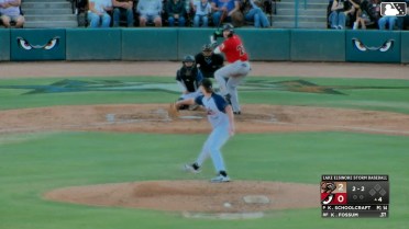 Kruz Schoolcraft In play, run(s) to Kyle Fossum