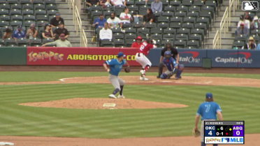 Christian Romero In play, run(s) to Vimael Machín