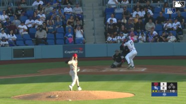 Jaron Elkins homers (8) on a fly ball to left center field.