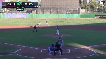 Pedro Blanco out on a sacrifice fly to center fielder Bobby Blandford. Carson Kerce scores. Weber Neels to 3rd.