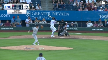 Anderdson Rojas homers (4) on a fly ball to right field. Kristian Robinson scores.