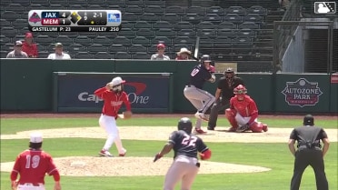 Luis Gastelum In play, run(s) to Graham Pauley