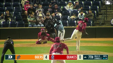George Feliz singles on a ground ball to left fielder Kevyn Castillo. Ricardo Cova scores. Aiden Taurek to 3rd.