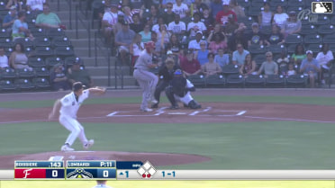 Branden Boissiere homers (1) on a fly ball to left center field.