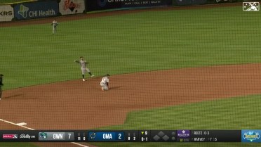 Luke Waddell flashes the leather at shortstop