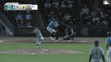Caden Connor out on a sacrifice fly to left fielder Ben Gamel. Jacob Gonzalez scores. Korey Lee to 3rd.