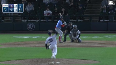 Patrick Winkel singles on a ground ball to center fielder Garrett Martin. Sean Keys scores.