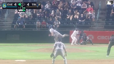 Peter Burns singles on a sharp line drive to right fielder Anthony Donofrio. Jorge Ruiz scores.