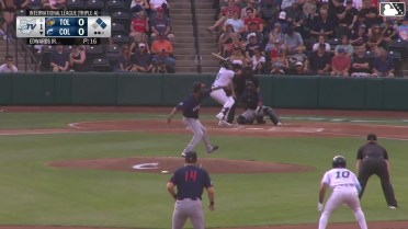 Ralphy Velazquez's three-run homer 