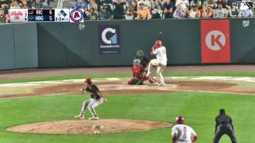 Caleb Lomavita grounds into a double play, third baseman Dayson Croes to second baseman Jean Carlos Sió to first baseman Sabin Ceballos. Ethan Petry out at 2nd. Caleb Lomavita out at 1st.
