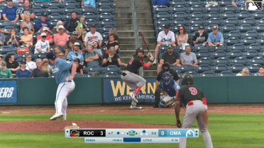 Leandro Pineda singles on a ground ball to left fielder Drew Waters. Liover Peguero scores. Leandro Pineda to 3rd. Leandro Pineda advances to 3rd, on a throwing error by pitcher Luke Little.