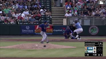 Christian Encarnacion-Strand homers (19) on a fly ball to left center field.