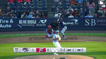 Nick Lorusso homers (17) on a fly ball to right center field.