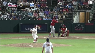 Michael Toglia homers (15) on a fly ball to left center field. Héctor Rodríguez scores.