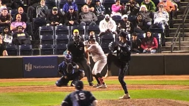 Garrett McDaniels' 10th strikeout 