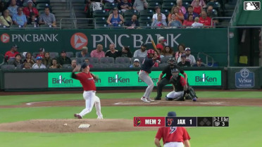 Victor Scott II homers (2) on a fly ball to right field.