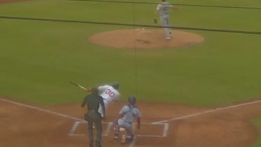 Johanfran Garcia laces two 109+ mph singles 