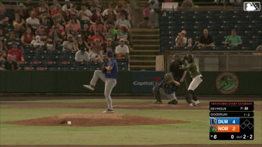 Ian Seymour's eighth strikeout