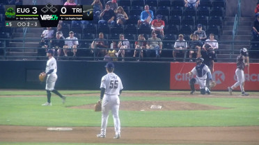 Ryan Costeiu strikes out a career-high ten batters