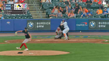 Zack Short out on a sacrifice fly to right fielder Allan Castro. Grae Kessinger scores.