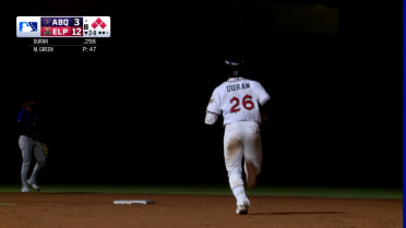 Rodolfo Durán hits for the cycle, drives in seven