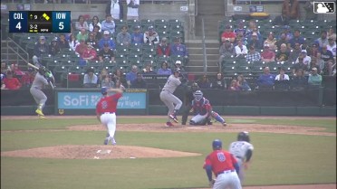 Nolan Jones homers (2) on a fly ball to right field. Travis Bazzana scores. Juan Brito scores.