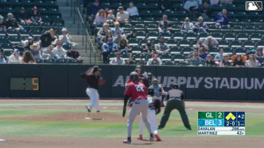 Charles Davalan grounds into a double play, shortstop Chase Jaworsky to first baseman Cam Clayton. Jose Izarra out at 2nd. Charles Davalan out at 1st.