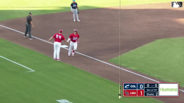 Sal Stewart's 20th homer of the year