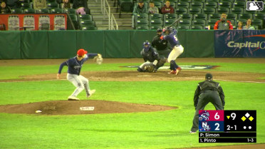 Adrian Pinto grounds out, shortstop Wyatt Young to first baseman TT Bowens. Patrick Winkel scores. Jay Harry to 2nd.