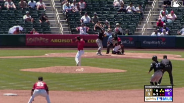 Nate Mondou hit by pitch. Pablo Reyes scores. Carlos Rodríguez to 3rd. Nick Solak to 2nd.